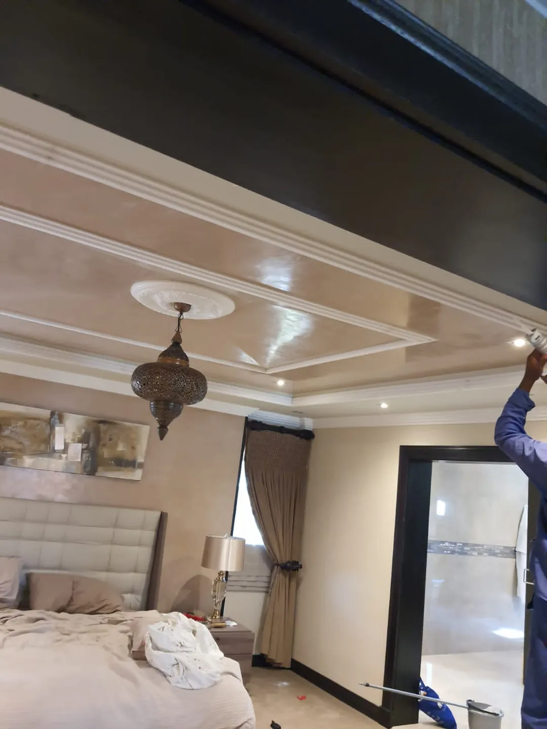 3 Step cornice installation